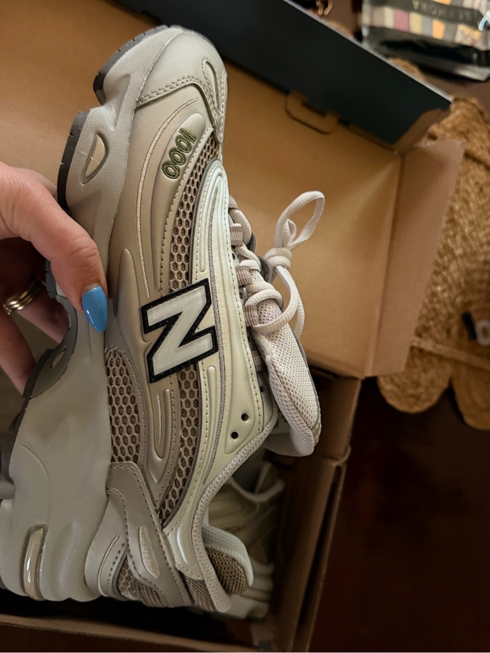 NEW BALANCE 1000 'ARID STONE LIGHT SILVER' - Picture 4 of 5